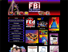 Tablet Screenshot of fbinflatables.com